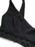 lace-trim underbust bra